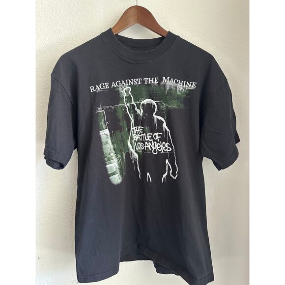 Rage Against The Machine "The Battle of L.A." Vintage Reprint Single Stitch - Picture 1 of 5